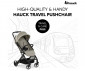 Сгъваема и преносима лятна бебешка количка за новородени с тегло до 25кг Hauck Travel N Care Plus, маслина 16020 thumb 2