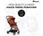 Сгъваема и преносима лятна бебешка количка за новородени с тегло до 25кг Hauck Travel N Care Plus, корк 16024 thumb 2
