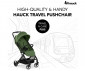Сгъваема и преносима лятна бебешка количка за новородени с тегло до 25кг Hauck Travel N Care Plus, зелена 16027 thumb 2
