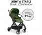 Сгъваема и преносима лятна бебешка количка за новородени с тегло до 25кг Hauck Travel N Care Plus, зелена 16027 thumb 3