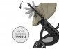 Сгъваема и преносима лятна бебешка количка за новородени с тегло до 25кг Hauck Rapid 4D, маслина 14898 thumb 7