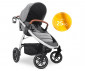 Комбинирана бебешка количка до 22 кг Hauck Uptown, сиво меланж 14828 thumb 7