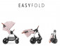 Комбинирана бебешка количка до 22 кг Hauck Uptown, розово меланж 14826 thumb 11