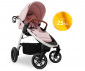 Комбинирана бебешка количка до 22 кг Hauck Uptown, розово меланж 14826 thumb 7