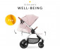 Комбинирана бебешка количка до 22 кг Hauck Uptown, розово меланж 14826 thumb 8