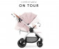 Комбинирана бебешка количка до 22 кг Hauck Uptown, розово меланж 14826 thumb 9