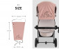 Регулиращ се сенник за количка за деца Hauck Pushchair Sunshade, Bambi Rose 55073 thumb 5