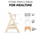 Детско дървено столче за хранене на дете с тегло до 90 кг Hauck Alpha+, Vanilla 66139 thumb 10