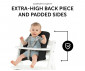 Подложка за столче за хранене от дърво Hauck Alpha Cosy Select, черна 66781 thumb 4