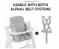 Подложка за столче за хранене от дърво Hauck Alpha Cosy Select, сива 66782 thumb 6