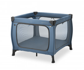 Преносима сгъваема кошара на 1 ниво за бебе за спане и игра Hauck 60672 - Sleep N Play SQ Set, Dark Blue