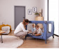 Преносима сгъваема кошара на 1 ниво за бебе за спане и игра Hauck 60672 - Sleep N Play SQ Set, Dark Blue thumb 13