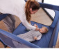 Преносима сгъваема кошара на 1 ниво за бебе за спане и игра Hauck 60672 - Sleep N Play SQ Set, Dark Blue thumb 17