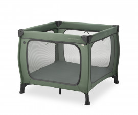 Преносима сгъваема кошара на 1 ниво за бебе за спане и игра Hauck 60673 - Sleep N Play SQ Set, Dark Green