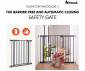 Детски аксесоари за безопасност - Предпазна преграда за врати и стълби за бебета и деца Hauck Clear Step Autoclose 2, тъмно сива 59744 thumb 2