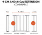 Детски аксесоари за безопасност - Удължител за предпазна преграда за врати и стълби за бебета и деца Hauck Safety Gate Extension 9 см, тъмно сив 59797 thumb 6