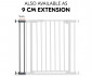 Детски аксесоари за безопасност - Удължител за предпазна преграда за врати и стълби за бебета и деца Hauck Safety Gate Extension 21 см, тъмно сив 59796 thumb 4