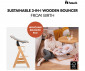 Бебешки шезлонг Hauck Bouncer Eco за столче за хранене Alpha+ 66420 thumb 2