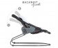 Бебешки шезлонг за столче за хранене Alpha+ Bouncer Hauck, Deluxe melange grey 661857 thumb 3