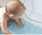 Силиконова неплъзгаща се постелка за детска ваничка за къпане Babyono, син мат, 70 x 35 см 1346/05 RayaToys - 5901435414736 thumb 3