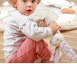 Плюшена писукаща играчка за бебета с гризалка Babyono Rabbit Milly 1528 RayaToys - 5901435414644 thumb 3