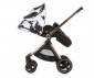Комбинирана количка с обръщаща се седалка за новородени бебета и деца до 22кг Chipolino Елит 3в1, черно/бяло KKET02301BW thumb 12