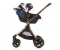Комбинирана количка с обръщаща се седалка за новородени бебета и деца до 22кг Chipolino Елит 3в1, черно/бяло KKET02301BW thumb 13