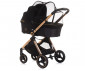 Комбинирана количка с обръщаща се седалка за новородени бебета и деца до 22кг Chipolino Елит 3в1, абанос KKET02302EB thumb 3