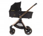 Комбинирана количка с обръщаща се седалка за новородени бебета и деца до 22кг Chipolino Елит 3в1, абанос KKET02302EB thumb 4