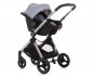 Комбинирана количка с обръщаща се седалка за новородени бебета и деца до 22кг Chipolino Елит 3в1, графит KKET02303GT thumb 14