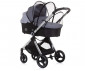 Комбинирана количка с обръщаща се седалка за новородени бебета и деца до 22кг Chipolino Елит 3в1, графит KKET02303GT thumb 3