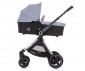 Комбинирана количка с обръщаща се седалка за новородени бебета и деца до 22кг Chipolino Елит 3в1, графит KKET02303GT thumb 4