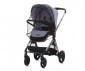 Комбинирана количка с обръщаща се седалка за новородени бебета и деца до 22кг Chipolino Елит 3в1, графит KKET02303GT thumb 8