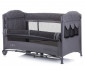 Преносима сгъваема бебешка кошара с падаща преграда Chipolino Мерида, графит лен KOSIMER0231GT thumb 3