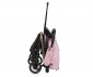 Сгъваема и преносима лятна бебешка количка за новородени с тегло до 15кг Chipolino Бижу, фламинго LKBJ02405FL thumb 4