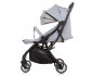 Сгъваема и преносима лятна бебешка количка за новородени с тегло до 22кг с автосгъване Chipolino Kiss, пепелно сиво LKKS02402AS thumb 3