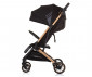 Сгъваема и преносима лятна бебешка количка за новородени с тегло до 22кг Chipolino Pixie, обсидиан/ злато LKPX02401OG thumb 2
