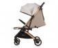 Сгъваема и преносима лятна бебешка количка за новородени с тегло до 22кг Chipolino Pixie, макадамия LKPX02403MA thumb 3
