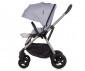 Комбинирана количка с обръщаща се седалка за новородени бебета и деца до 22кг Chipolino Инфинити 3в1, гранит KKIF02402GN thumb 12