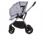 Комбинирана количка с обръщаща се седалка за новородени бебета и деца до 22кг Chipolino Инфинити 3в1, гранит KKIF02402GN thumb 13