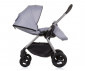 Комбинирана количка с обръщаща се седалка за новородени бебета и деца до 22кг Chipolino Инфинити 3в1, гранит KKIF02402GN thumb 14