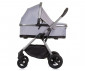 Комбинирана количка с обръщаща се седалка за новородени бебета и деца до 22кг Chipolino Инфинити 3в1, гранит KKIF02402GN thumb 6