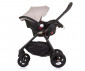 Комбинирана количка с обръщаща се седалка за новородени бебета и деца до 22кг Chipolino Инфинити 3в1, макадамия KKIF02403MA thumb 18