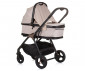 Комбинирана количка с обръщаща се седалка за новородени бебета и деца до 22кг Chipolino Инфинити 3в1, макадамия KKIF02403MA thumb 3