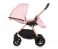 Комбинирана количка с обръщаща се седалка за новородени бебета и деца до 22кг Chipolino Инфинити 3в1, фламинго KKIF02405FL thumb 14