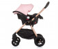 Комбинирана количка с обръщаща се седалка за новородени бебета и деца до 22кг Chipolino Инфинити 3в1, фламинго KKIF02405FL thumb 18
