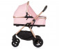 Комбинирана количка с обръщаща се седалка за новородени бебета и деца до 22кг Chipolino Инфинити 3в1, фламинго KKIF02405FL thumb 6