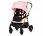 Комбинирана количка с обръщаща се седалка за новородени бебета и деца до 22кг Chipolino Инфинити 3в1, фламинго KKIF02405FL thumb 9