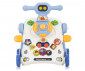 Бебешка музикална играчка-проходилка на колела за прохождане 3в1 Chipolino Кола, синя MIKCAR0242BL thumb 2
