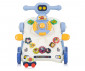 Бебешка музикална играчка-проходилка на колела за прохождане 3в1 Chipolino Кола, синя MIKCAR0242BL thumb 3